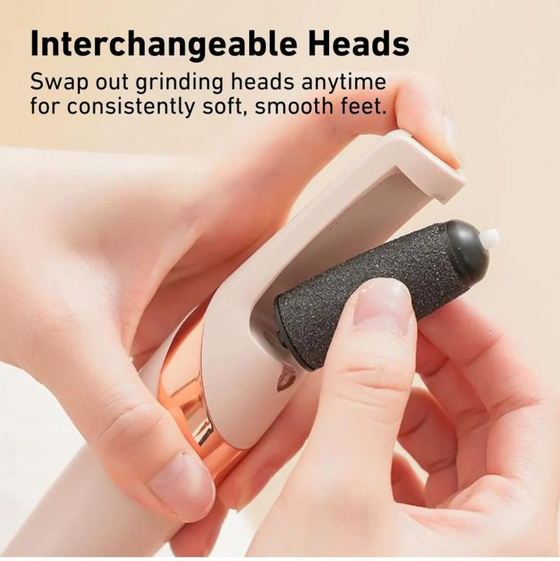 Rechargeable Foot Callus Remover, Portable Electronic Foot Pedicure Device, Quick Removal of Dry Chapped Skin, Nail Care and Pedicure Tool for Salon and Home